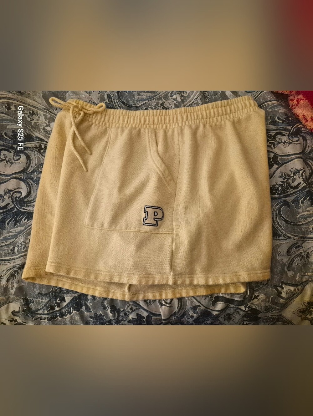 Pink By Victoria Secret Size XL Yellow Shorts